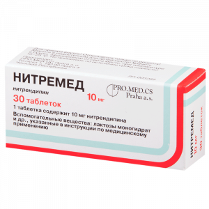Купить  Нитремед таблетки 10мг №30