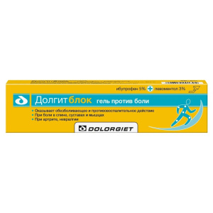 Купить  Долгитблок 5%+3% гель д/наружн примен 100г