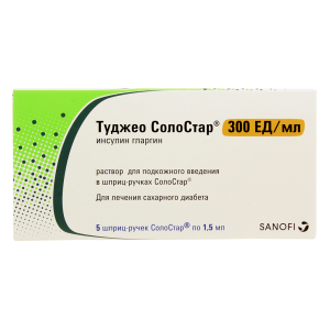 Купить  Туджео СолоСтар р-р д/п/к введ 300ЕД/мл шпр-ручк 1,5мл №5