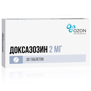 Купить  Доксазозин 2 мг 30 шт таблетки