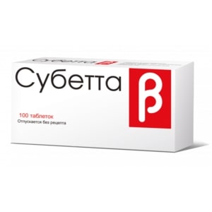 Купить  Субетта таб д/рассас №100
