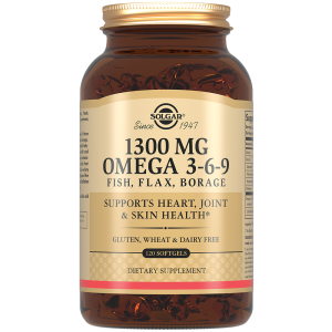 Купить  Solgar Комплекс жирных кислот 1300 мг Омега 3-6-9 капс №120