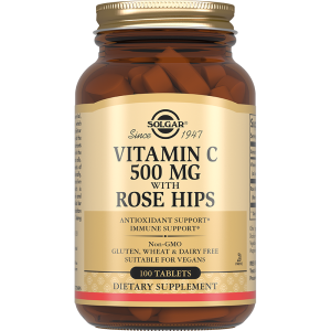 Купить  Solgar Витамин С таблетки 1050мг №100 шиповник