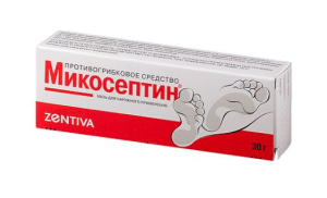Купить  Микосептин мазь для наружного применения 30г