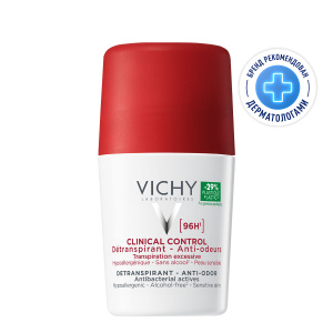 Купить  Vichy Clinical Control дезодорант-антиперспирант 96 ч против избыточного потоотделения, 50мл