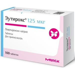 Эутирокс таб 125мкг №100