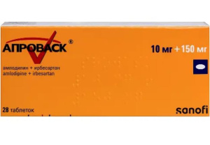 Купить  Апроваск таблетки 10мг + 150мг №28