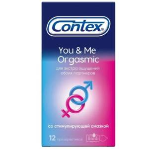 Купить  Contex You&Me Orgasmic 12 шт презервативы