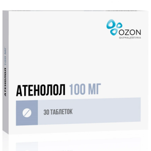 Купить  Атенолол таб ппо 100мг №30