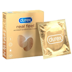 Durex Real Feel презервативы для естественных ощущений 3 шт.