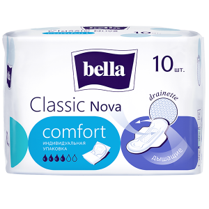 Купить Bella Classic Nova Comfort прокладки гигиен №10