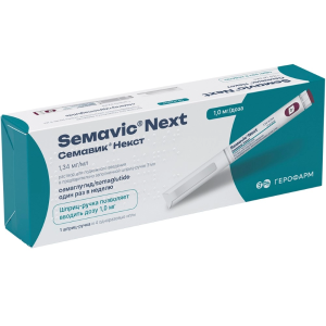 Купить  Семавик Некст 1 мг/1 мл 3 мл 1 шт раствор для подкожного введения шприц-ручка + 4 шт иглы