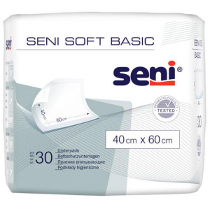 Купить Seni Soft Basic пеленки 40смX60см №30 (2 капли)