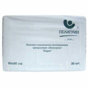 Купить  Пеленки Пелигрин 60смX90см №30 д/взрослых супер