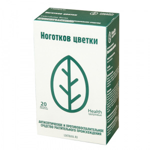 Купить  Ноготки цветки фильтр-пак 1,5г №20 (Здоровье)