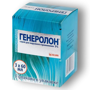 Купить  Генеролон спрей д/наруж примен 5% 60мл №3