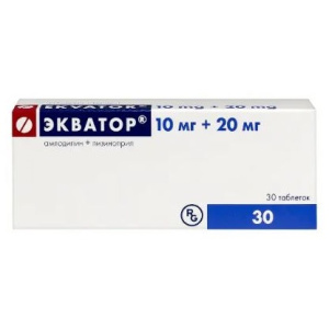Купить  Экватор таблетки 10мг+20мг №30