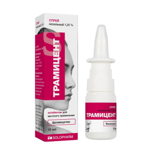 Купить  Трамицент спрей наз 1,25% 15мл