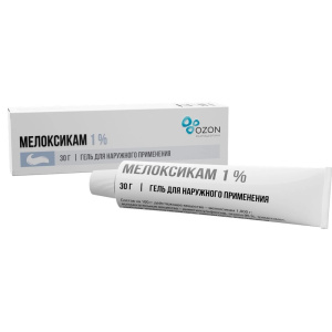 Купить  Мелоксикам гель д/наружн примен 1% туб 30г