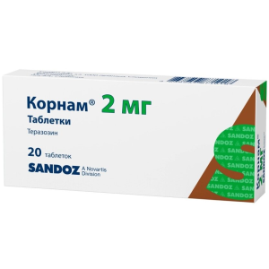 Купить  Корнам таблетки 2мг №20