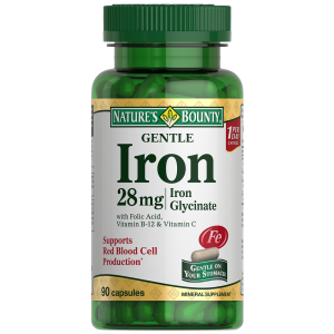 Купить  Nature's Bounty Легкодоступное железо 28мг таб №90