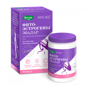 Купить  Фитоэстрогены капсулы кишечнорастворимые 0,25г №30