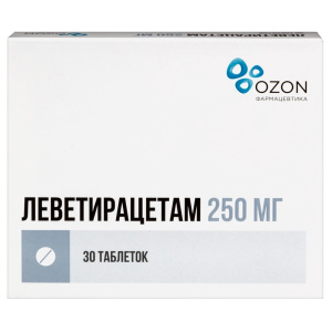 Купить  Леветирацетам таб ппо 250мг №30