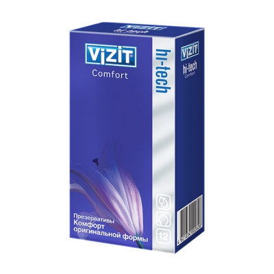 VIZIT Hi-tech comfort презервативы 12 шт. купить по цене 490 ₽ в ...