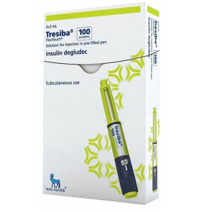 Тресиба ФлексТач шприц-ручка р-р д/п/к введ 3мл №5 Купить Тресиба ФлексТач шприц-ручка р-р д/п/к введ 3мл №5