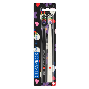 Купить  Curaproxs набор з/щеток №2 Ultrasoft/CS Duo Design Challenge 2022 Happy Lil Teeth