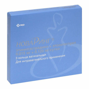 Купить  НоваРинг кольцо ваг 15мкг+120мкг №3 с аппликатором