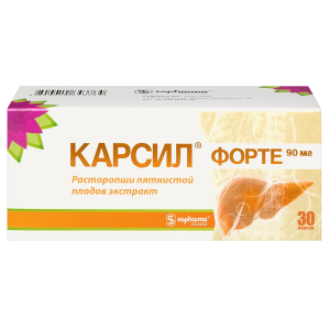 Купить  Карсил Форте 90 мг 30 шт капсулы