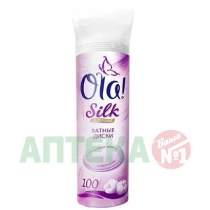 Купить  Ола Силк Сенс ватные диски №100