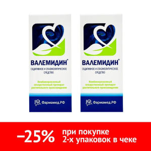 Купить  Набор 2 уп. Валемидин 25 мл капли