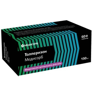 Купить  Толперизон Медисорб таб ппо 150мг №60