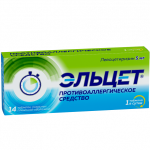 Купить  Эльцет таб ппо 5мг №14