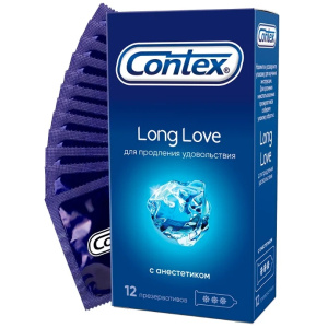 Купить  Contex Long Love презервативы продлевающие половой акт 12 шт.