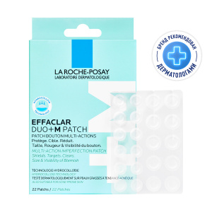 Купить  La Roche Posay Effaclar DUO+M Patch 22 шт патчи с гидроколлоидной технологией