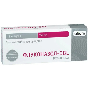 Купить  Флуконазол-OBL 150 мг 2 шт капсулы