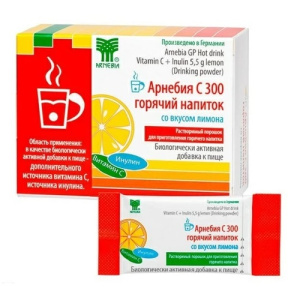 Купить Арнебия Витамин С 300 горячий напиток со вкусом лимона 5,5г №10 (ПРОМО)