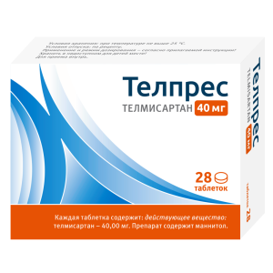 Купить  Телпрес таб 40мг №28