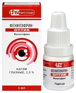 Купить  Фенилэфрин-Оптик капли глазн 2,5% фл-кап 5мл