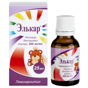 Купить  Элькар 300 мг/мл 25 мл раствор для приема внутрь