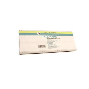 Лидокаин р-р д/ин 1% амп 3,5 мл №10 Купить Лидокаин р-р д/ин 1% амп 3,5 мл №10