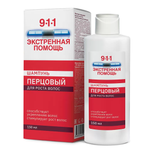 Купить  911 Перцовый шампунь 150мл д/роста волос Mirrolla