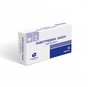 Купить  Ламотриджин-Канон таб 50мг №30