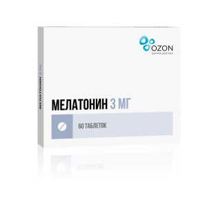 Мелатонин таб ппо 3мг №60