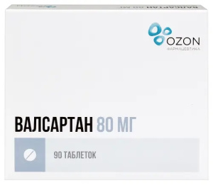 Купить  Валсартан таб ппо 80мг №90