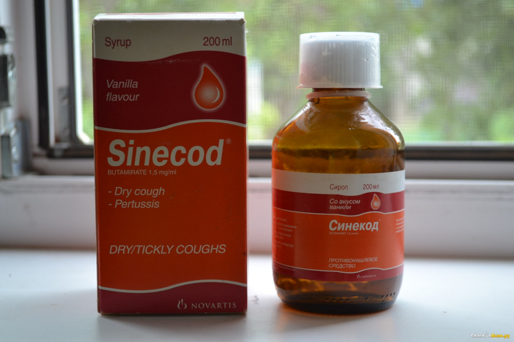Синекод – инструкция по применению препарата