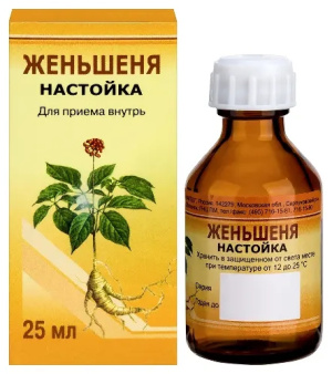 Купить  Женьшеня настойка фл 25мл
